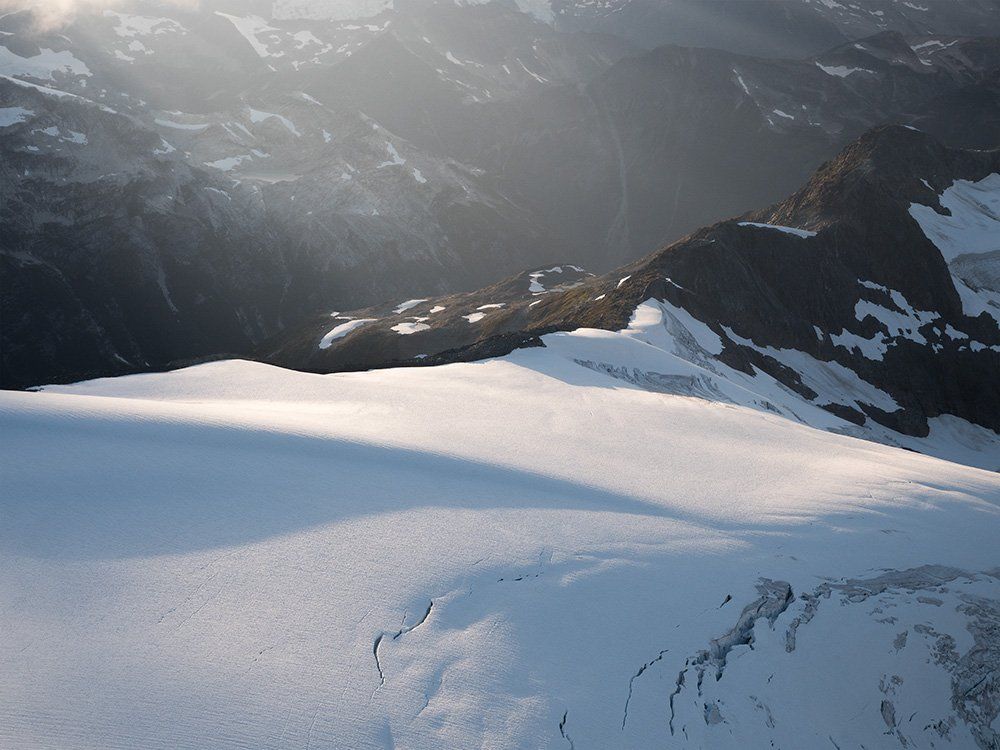 Unnamed Glacier below Polar Bear Peak, Coast Mountains, British Columbia