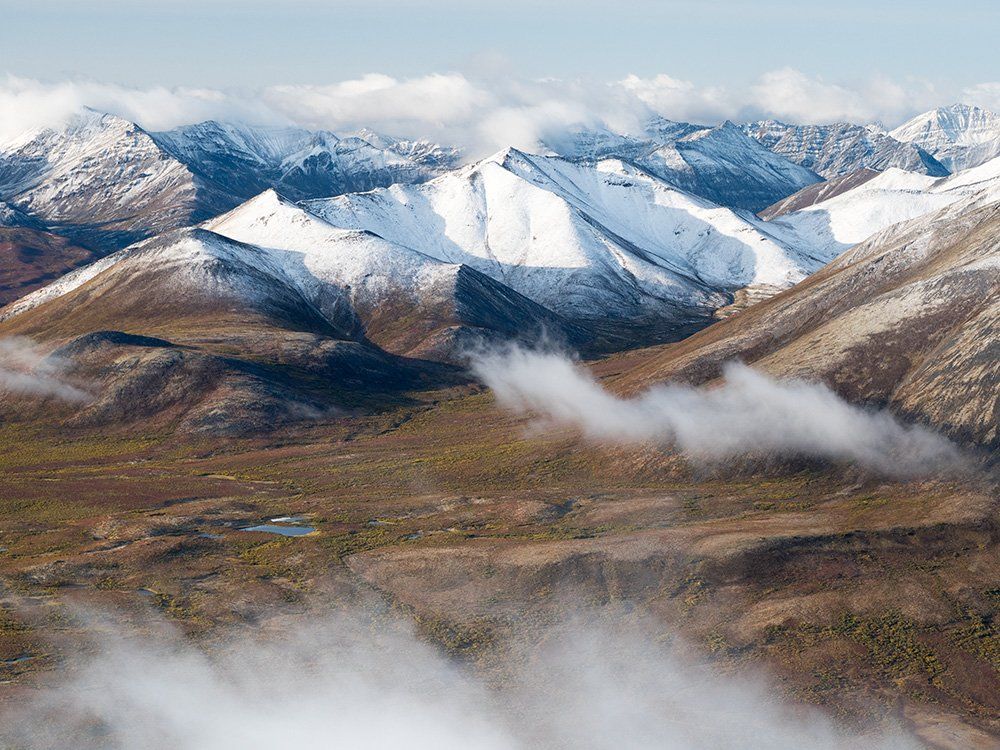 North Fork Pass and the Cloudy Range, Ogilvie Mountains, Yukon Territory