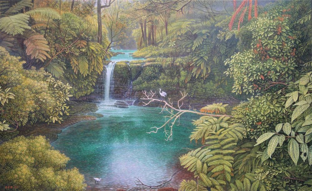 Listen to the spring; the waterfall is singing